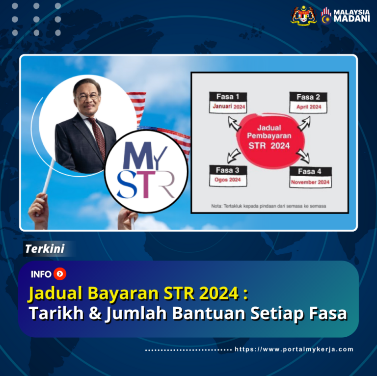 Jadual Bayaran STR 2024 Tarikh Bayaran STR 2024 Bagi Fasa 1 2 3 Dan