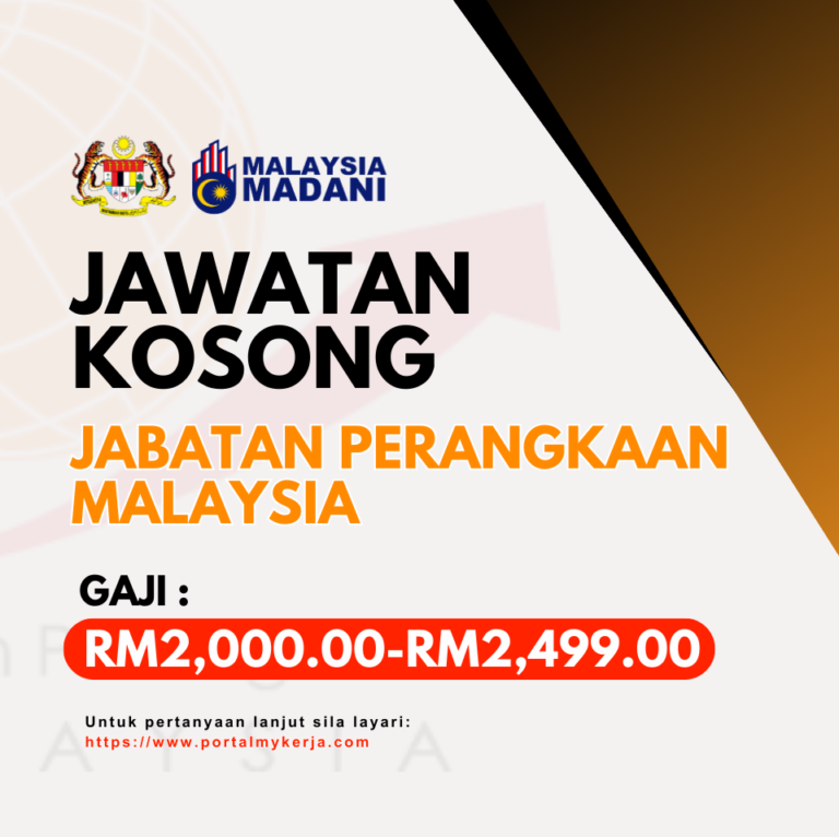 Jawatan Kosong Jabatan Perangkaan Ambilan Terkini April Minima